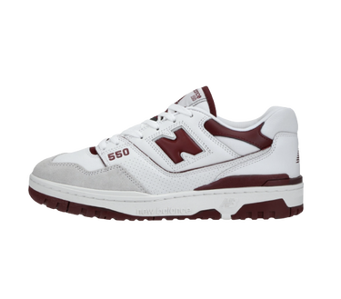 Кецове и обувки New Balance 550 "Sea Salt Burgundy" Бяло | BB550LI1, 0
