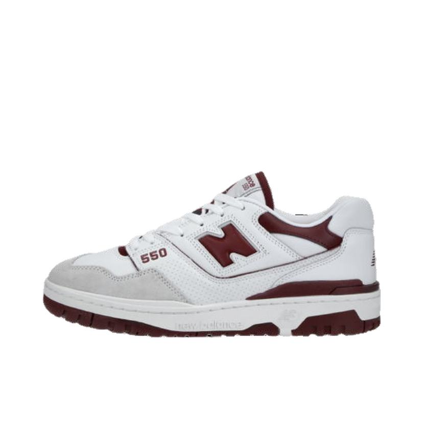 Кецове и обувки New Balance 550 "Sea Salt Burgundy" Бяло | BB550LI1