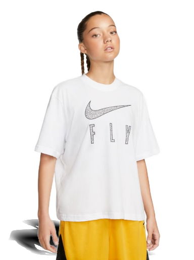 Тениска Nike Dri-FIT Swoosh Fly Boxy Tee Бяло | DV2373-100