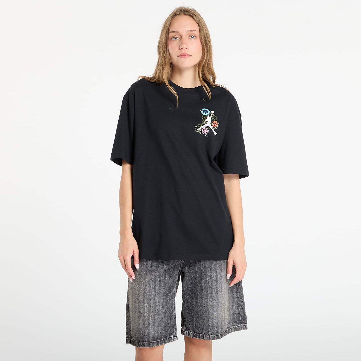 Тениска Jordan Jordan Flight Oversized Graphic T-Shirt Черно | IH2382-010, 0