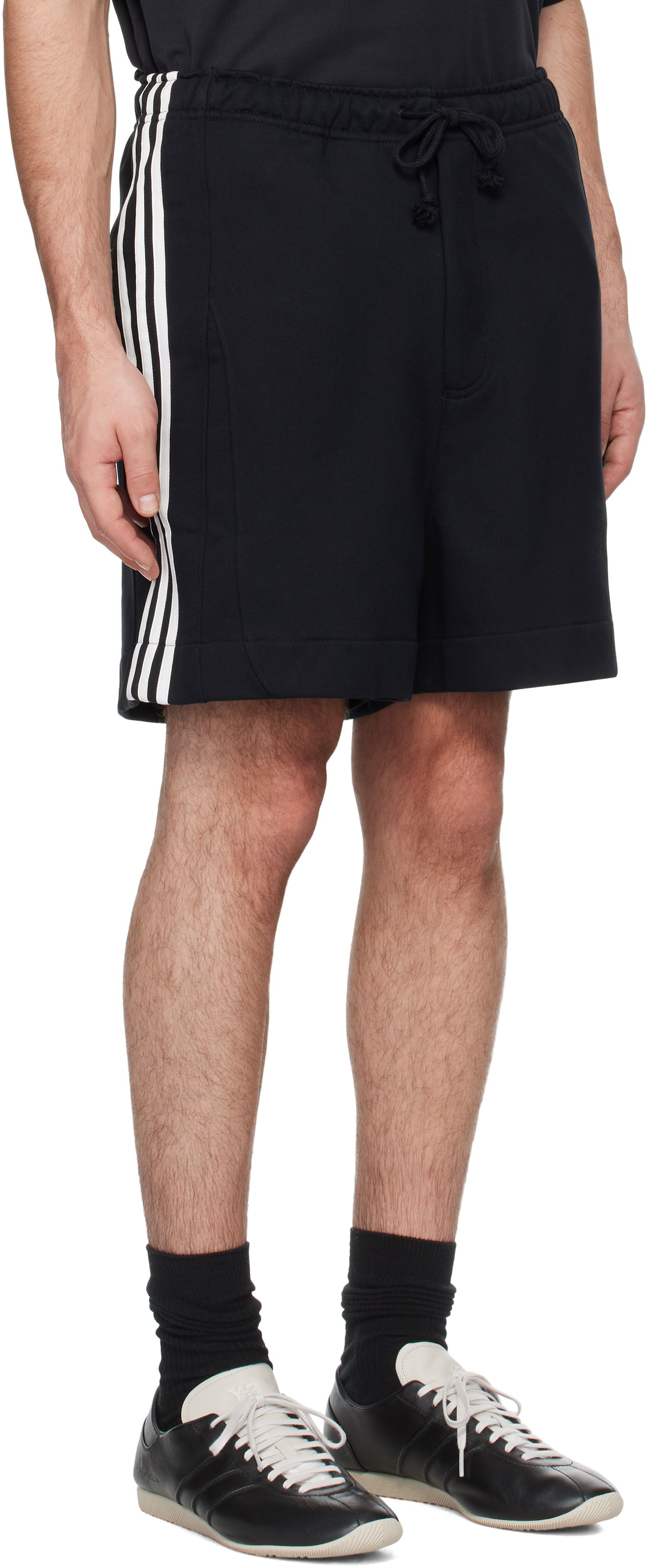 Къси панталони Y-3 Y-3 French Terry Cutline Shorts Черно | JN7039, 1