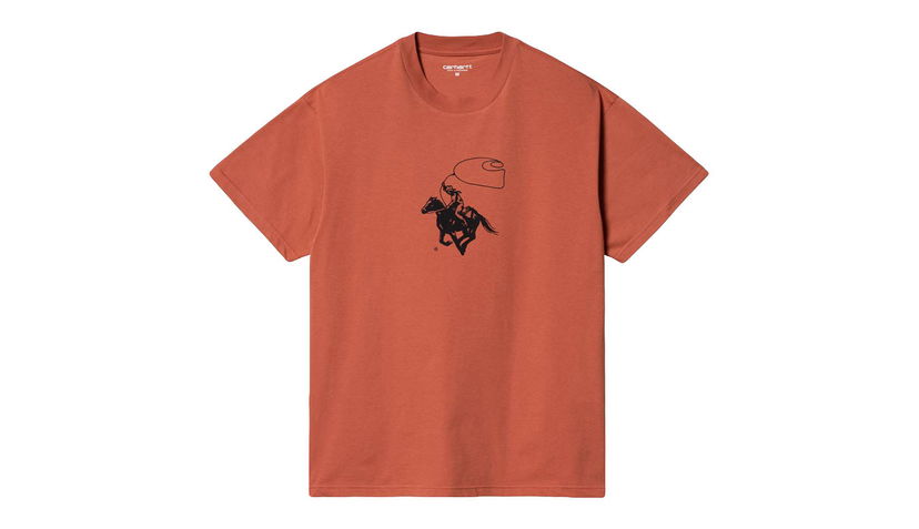 Тениска Carhartt WIP S/S Lasso T-Shirt Pheonix Оранжево
 | I031426_1ER_XX