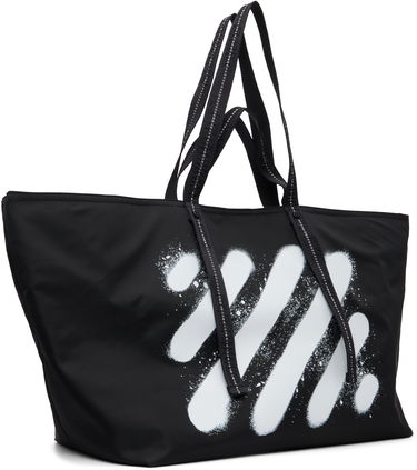 Голяма пазарска чанта Off-White Diagonal Spray Day Off Nylon Tote Bag Черно | OMNA20JF25FAB0011001, 1