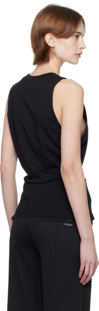 Потник Courrèges Courrèges Fitted Tank Top Черно | 125JDE094JS0107, 2