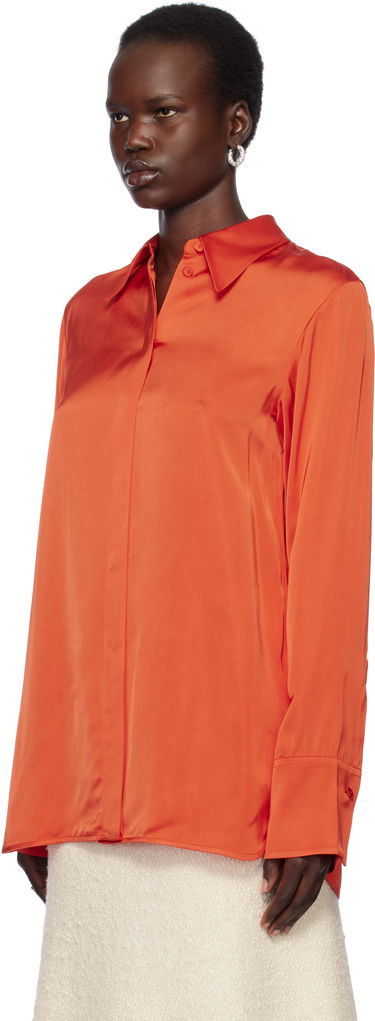 Риза Jil Sander Jil Sander Sateen Shirt Оранжево
 | J02DL0246_J65022, 3
