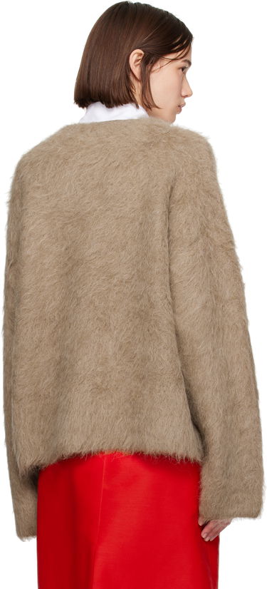 Пуловер TOTEME Boxy Alpaca Knit Sweater Бежово | 244-WRT873-YA0106, 2