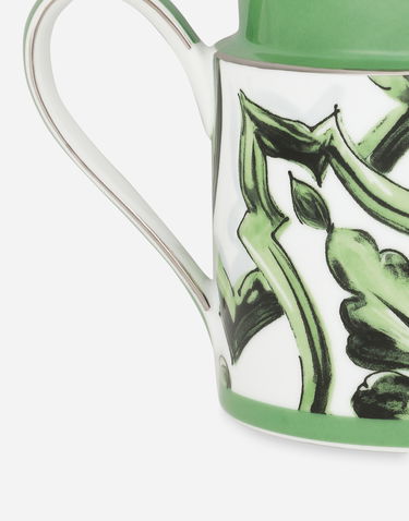 Домашен декор Dolce & Gabbana Porcelain Teapot With Floral Pattern Зелено | TC0127TCA39UV001, 2
