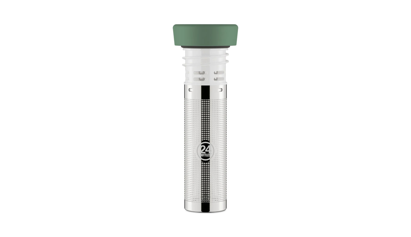 Бутилки за пиене 24Bottles Bottle Infuser Lid Металик | IL_000_light_green, 1
