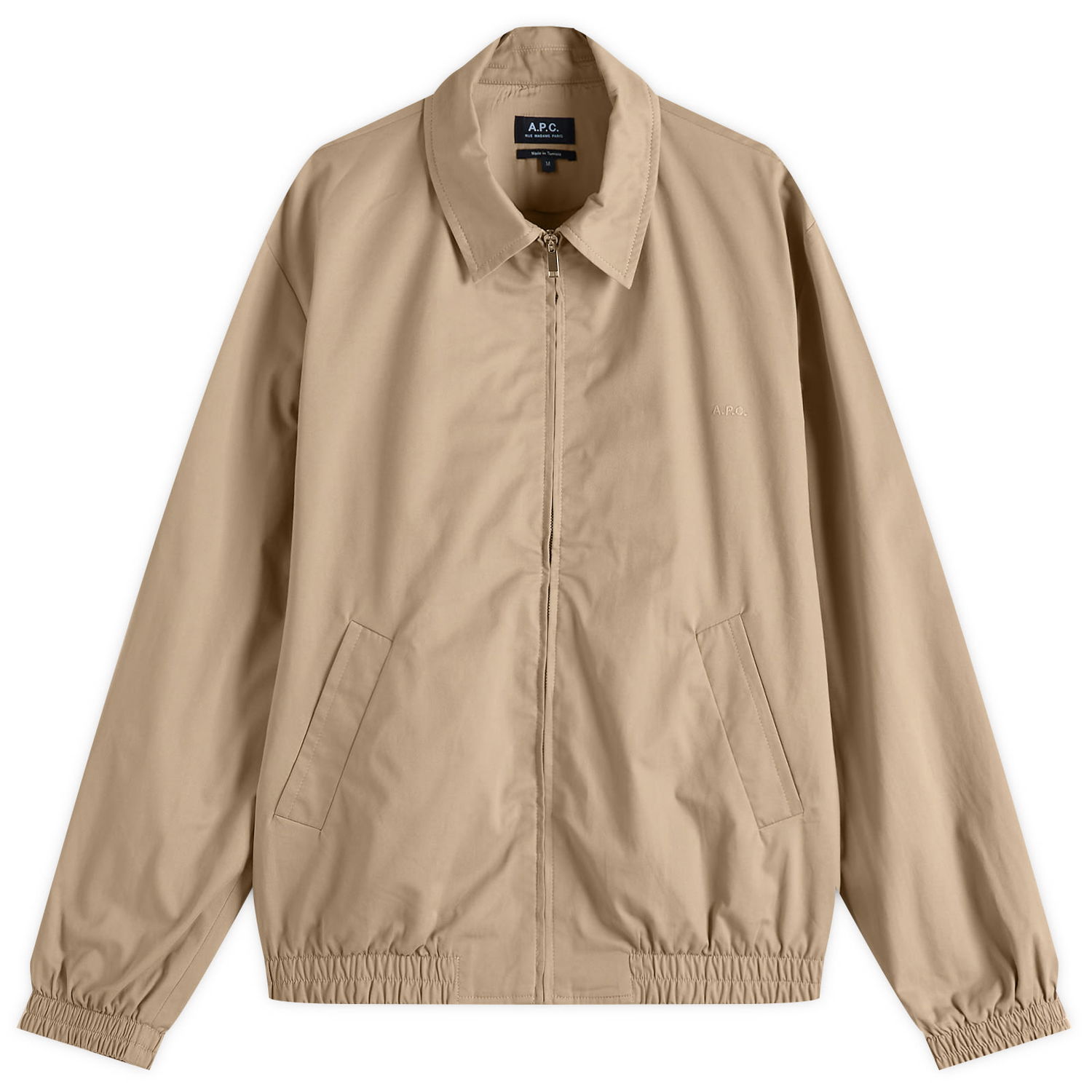 Ветровка A.P.C. Men's Gilbert Gaberdine Jacket, Size Small Бежово | COGZR-H02922-BAA, 1