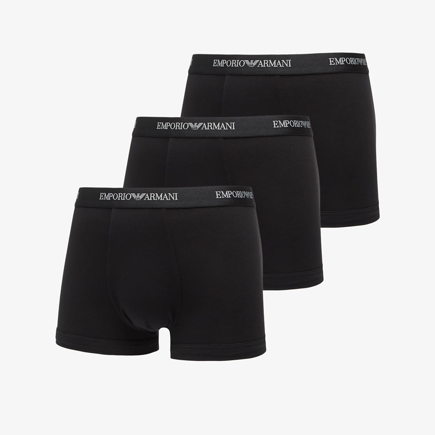 Боксерки Emporio Armani EA7 Bottom Trunk 3-Pack Black/ Black/ Black Черно | EM000259AF14132MC061, 0