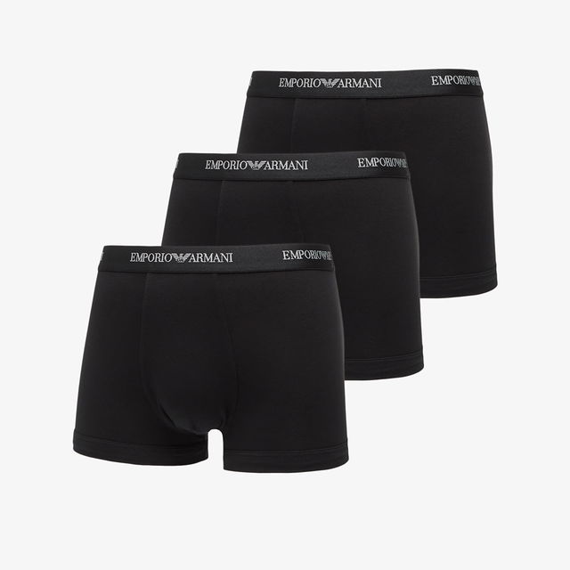 EA7 Bottom Trunk 3-Pack Black/ Black/ Black
