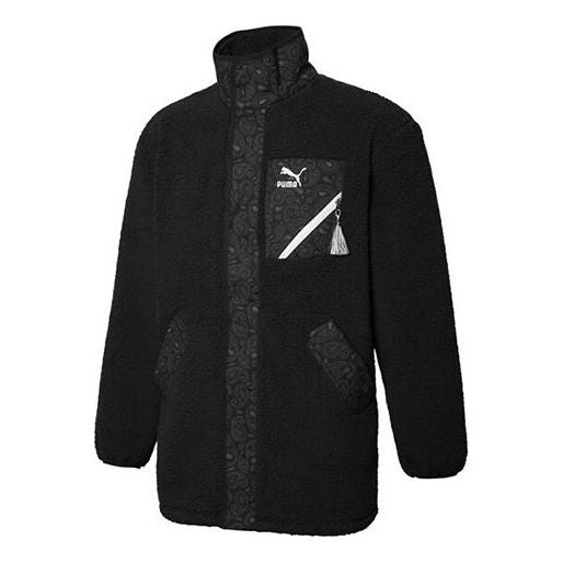 Палта Puma Imitation Lamb Wool Jacket With Stand-Up Collar Черно | 534984-01