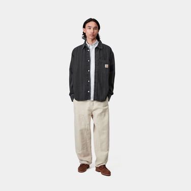 Риза Carhartt WIP Carhartt WIP Rylan Stripe Shirt Jacket Черно | I035567_4, 3