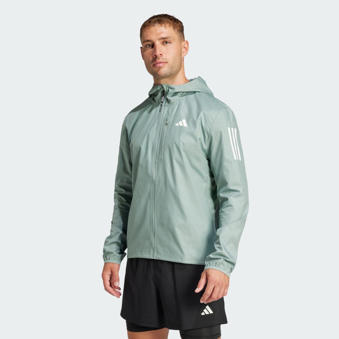 Ветровка adidas Performance Lightweight Running Jacket Зелено | JD2239, 0