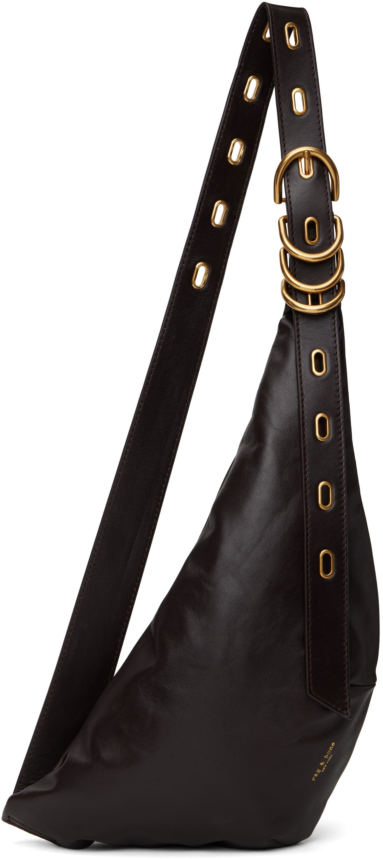 Чанта през рамо rag & bone Rag & Bone Petra Leather Sling Bag Кафяво | WHH24HL1006LE06, 0