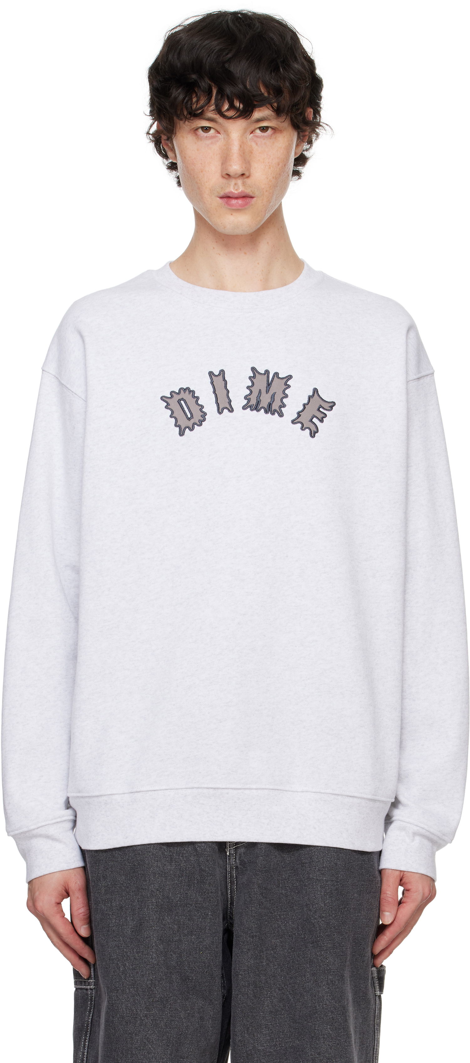 Пуловер Dime Gray Choppers Sweater Сиво | DIMEFA2418ASH, 0