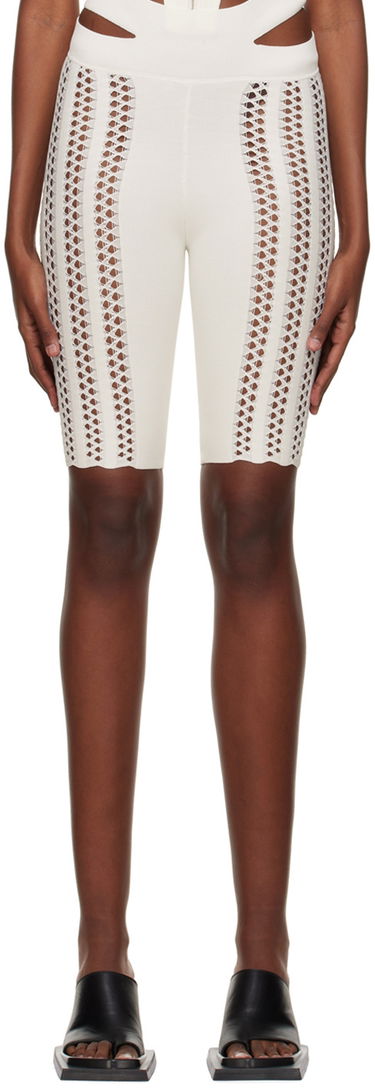 Клинове Dion Lee Column Cutout Knit Shorts Бяло | A7616P22, 0