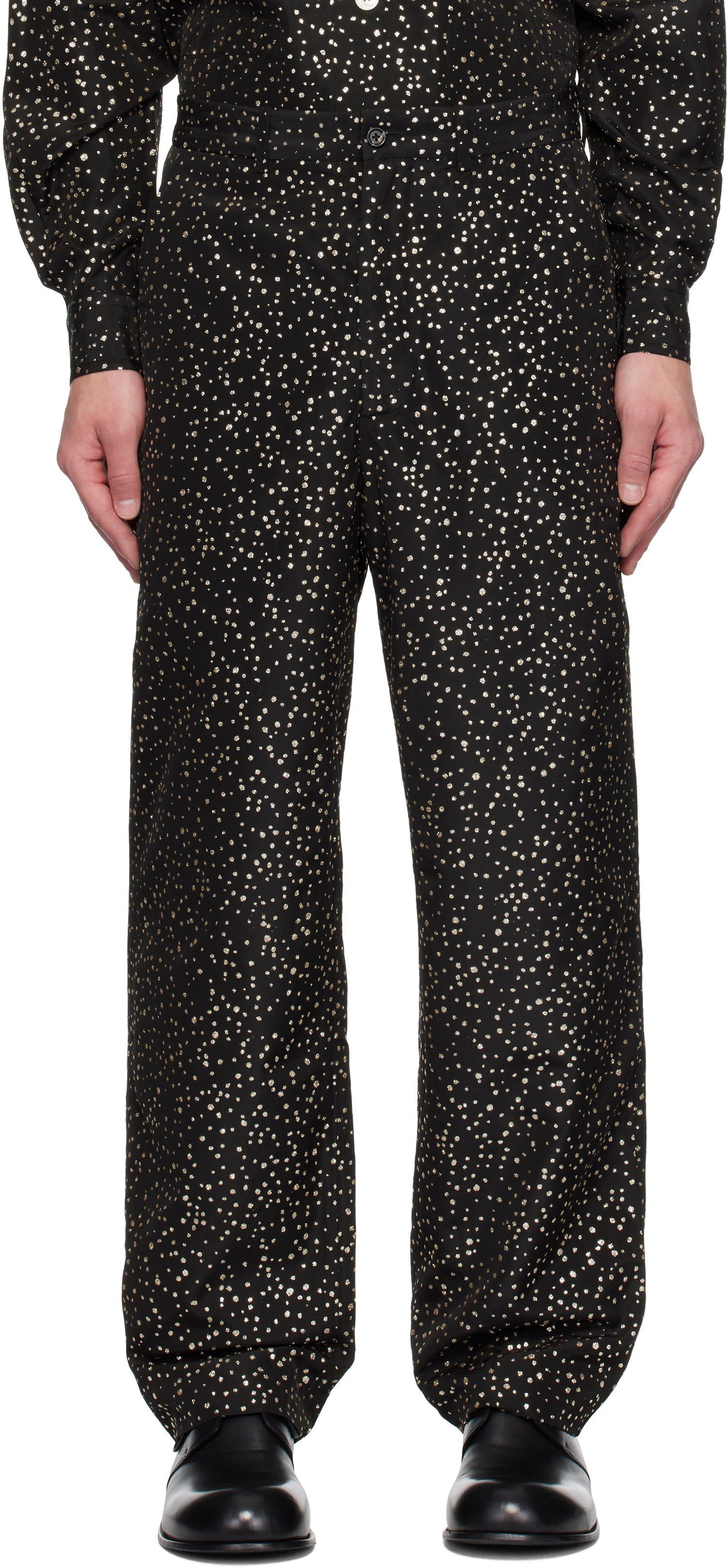 Панталони Bode Glitter Trousers Черно | MRF24BT067, 0