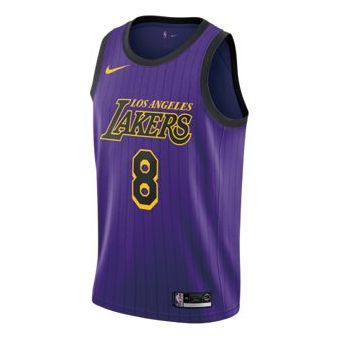 Фланелка Nike Los Angeles Lakers Kobe Bryant  #8 Basketball Swingman Jersey Лилаво | AV4270-504, 0