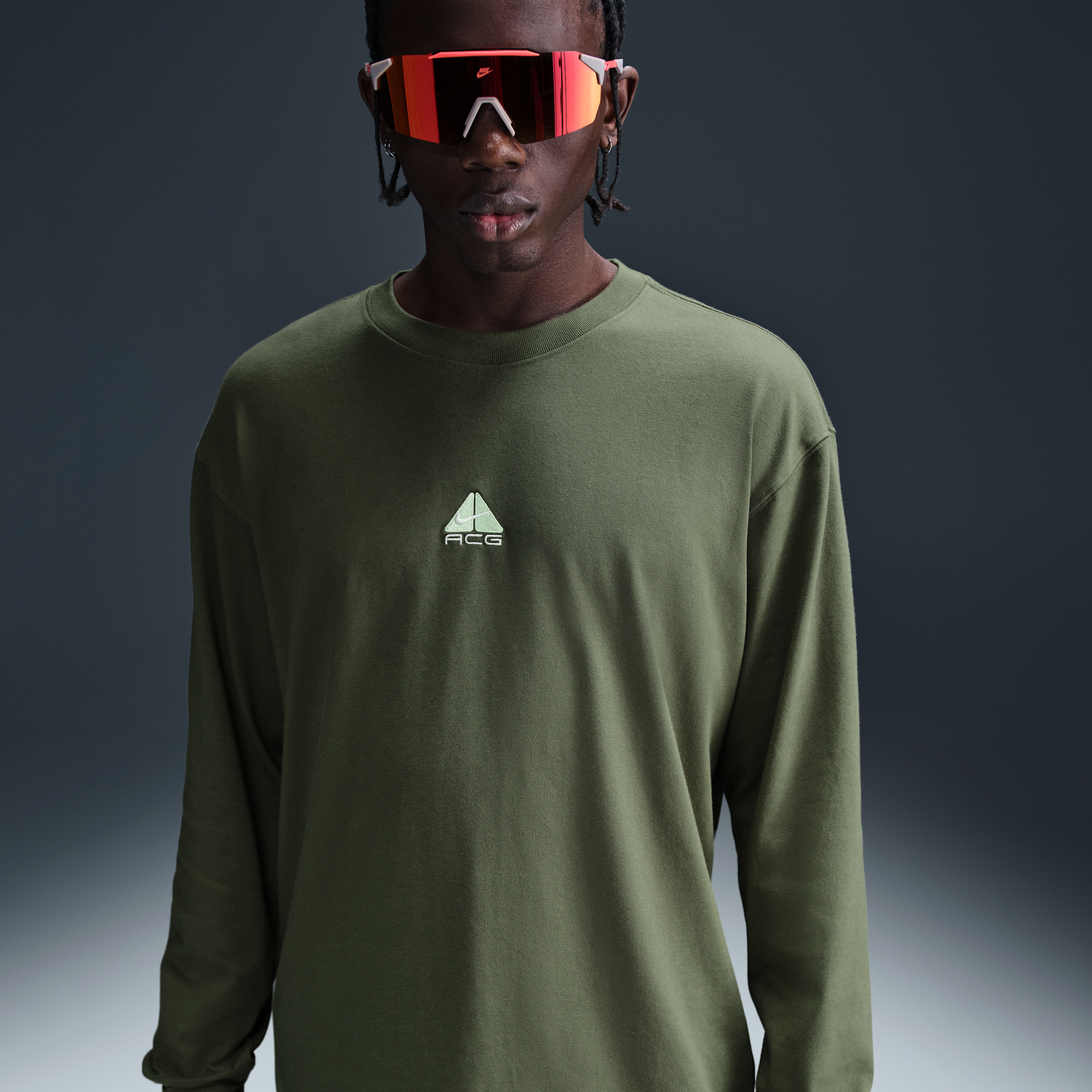 Суитчър Nike ACG ACG "Lungs" Long Sleeve T-Shirt Зелено | DR7753-222, 0