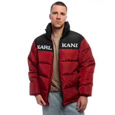 Пухо яке Karl Kani Karl Kani Retro Essential Puffer Jacket Червено | PD00007603, 0