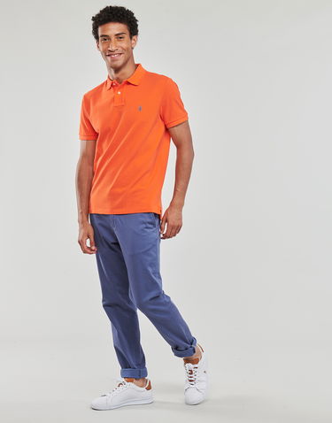 Поло тениска Polo by Ralph Lauren Cotton Polo Shirt Tee Оранжево
 | 710680784326, 2