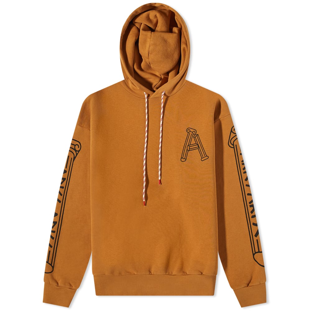 Суитчър Aries Aries Column Hoody Кафяво | FTAR20010-CML, 0