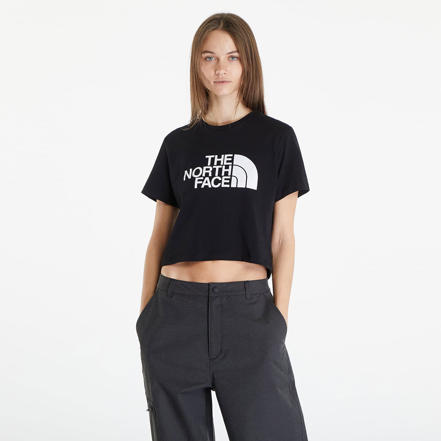 Съкратен топ The North Face Cropped Easy Tee TNF Black Черно | NF0A87NAJK31, 0