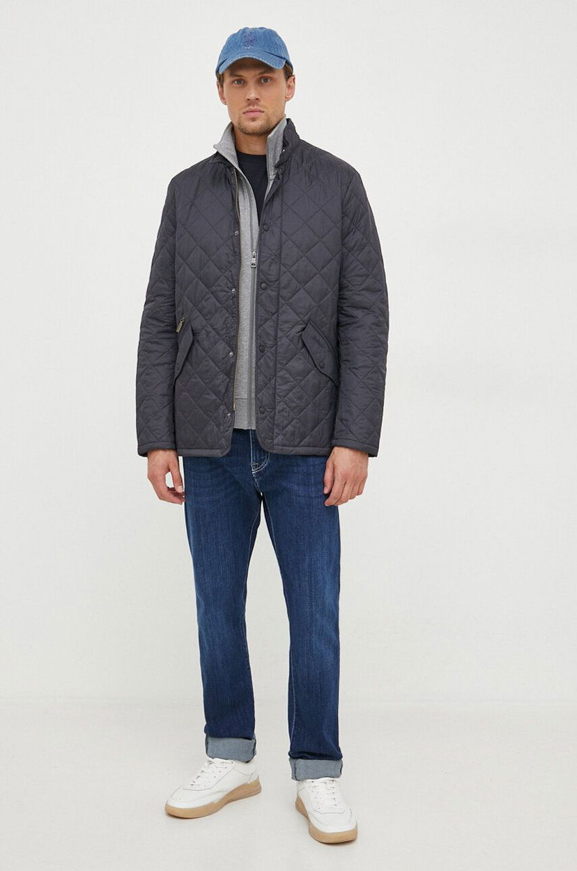 Пухо яке Barbour Quilted Jacket Черно | MQU0007