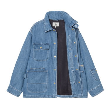 Яке Carhartt WIP Stone Washed Denim Chore Coat Синьо | A242054_6, 1