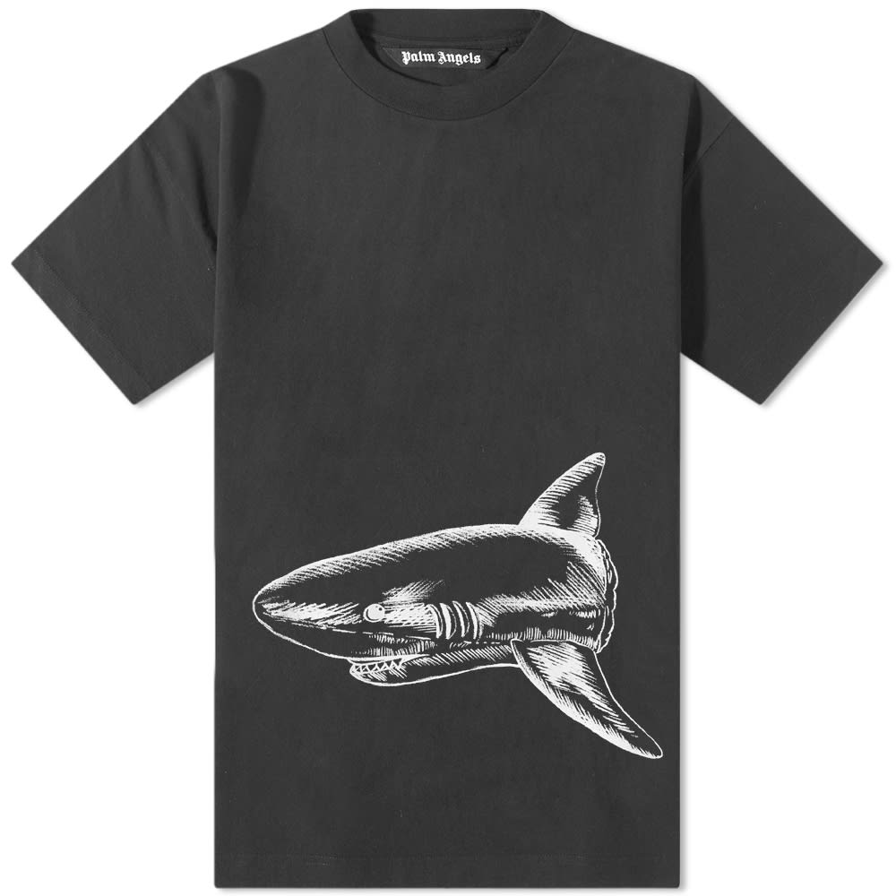 Тениска Palm Angels Broken Shark Tee Черно | PMAA001S23JER0011003, 0
