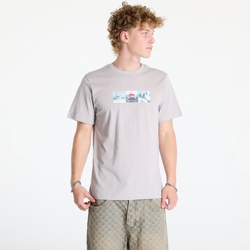 Тениска The North Face S/S Tee Expedition System Graphic Moonstone Grey Сиво | NF0A89DC1OA1