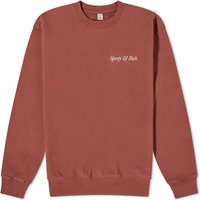 Пуловер Sporty & Rich HWCNY Crew Sweat Бургунди | CRAW2321MO, 1
