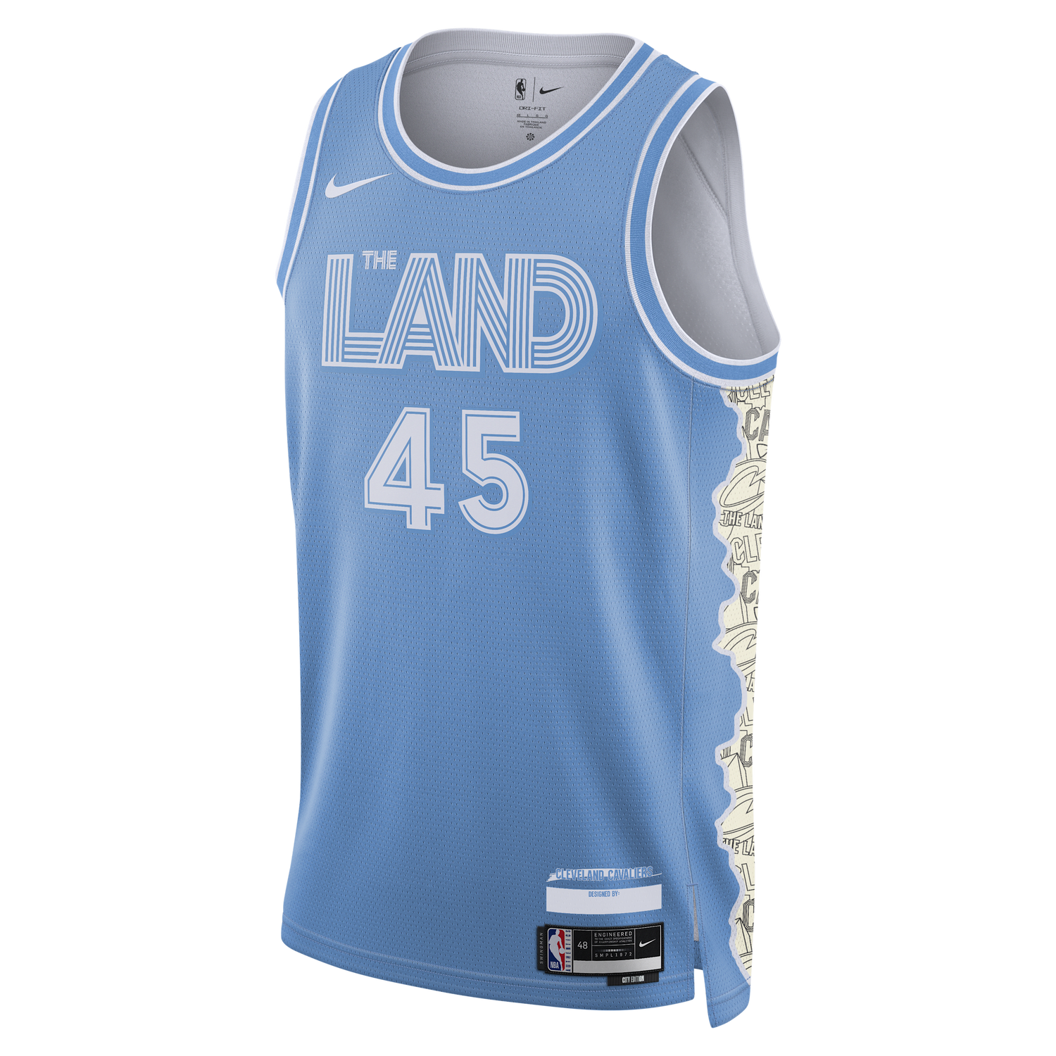 Фланелка Nike Dri-FIT NBA Swingman Donovan Mitchell Cleveland Cavaliers City Edition 2024/25 Синьо | FQ4338-451, 1