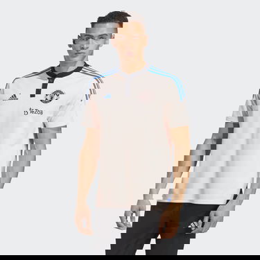 Поло тениска adidas Originals Manchester United Condivo 22 Бежово | HT4286, 6