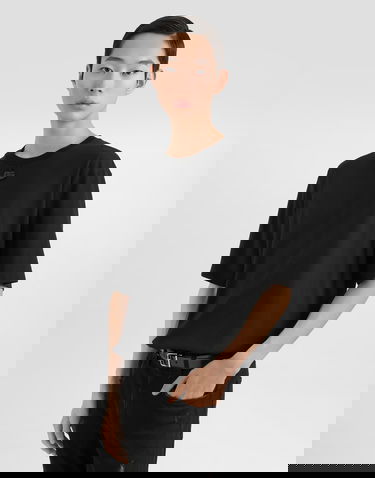 Тениска Dolce & Gabbana Dolce & Gabbana Cotton T-shirt With Patch Черно | G8PN9ZG7PXSN0000, 3