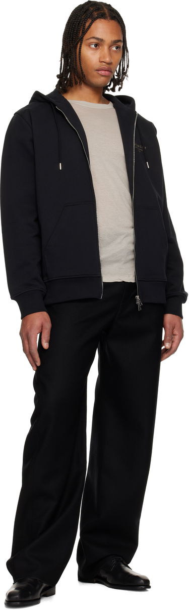 Суитчър Givenchy Zipped Stamp Print Hoodie Черно | BMJ0NJ3YRJ001, 3