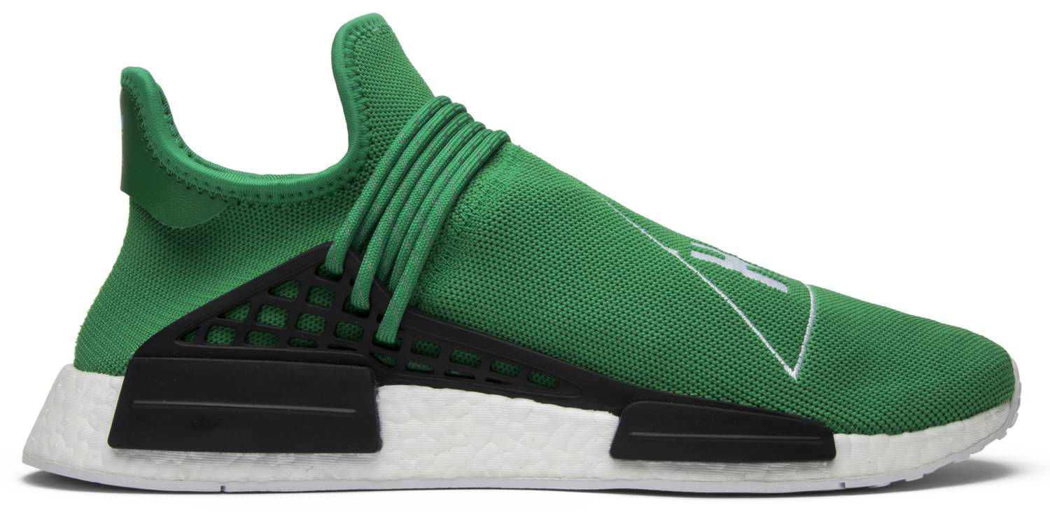 Кецове и обувки adidas Originals Pharrell x NMD Human Race Зелено | BB0620, 0