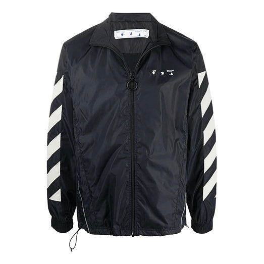 Ветровка Off-White Off-White FW21 Logo Windproof Jacket Черно | OMBD022F21FAB0011017STONE, 0