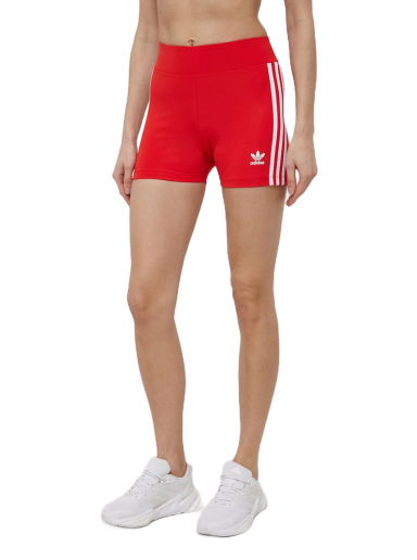 Къси панталони adidas Performance high waist Червено | HC1958