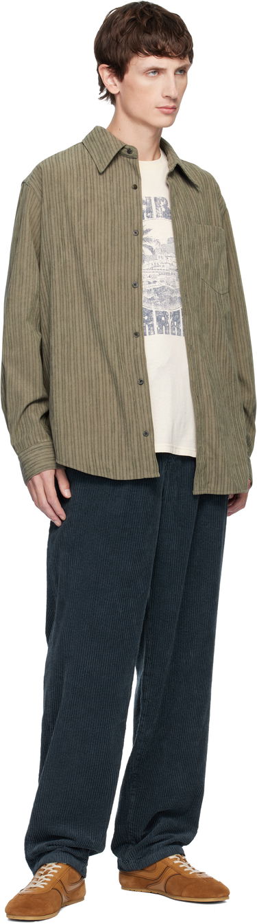 Панталони ISABEL MARANT Nirlen Corduroy Drawstring Trousers Тъмно синьо | 24HPA0468HA-B4G03H, 3
