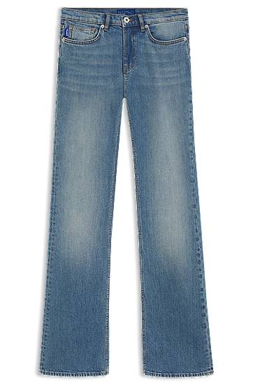 Дънки BOSS Comfort-Stretch Flared Leg Jeans Синьо | 50541829, 0