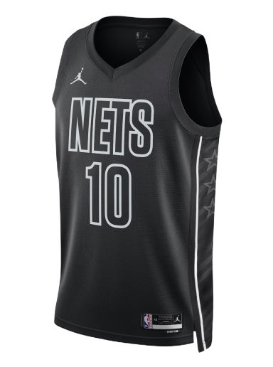 Фланелка Jordan Dri-FIT NBA Swingman Brooklyn Nets Statement Edition Черно | DO9518-013