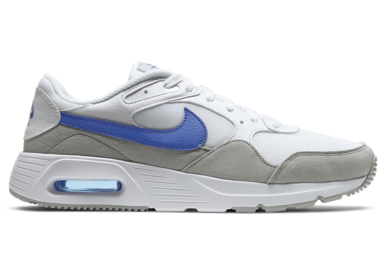 Кецове и обувки Nike Air Max SC White Game Royal Сиво | CW4555-101, 0