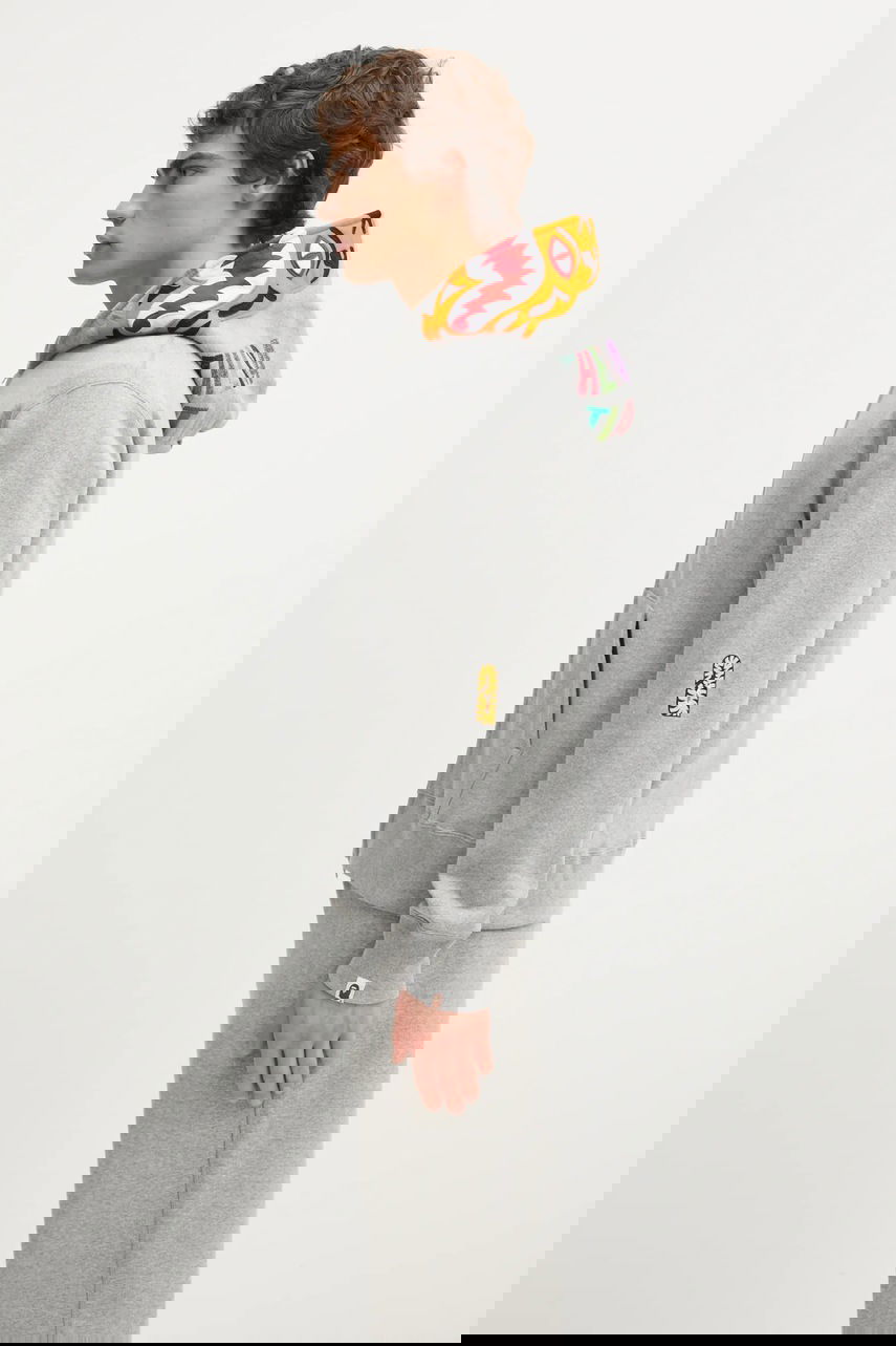 Суитчър BAPE Tiger Full Zip Hooded Hoodie Сиво | 1L30115006, 1