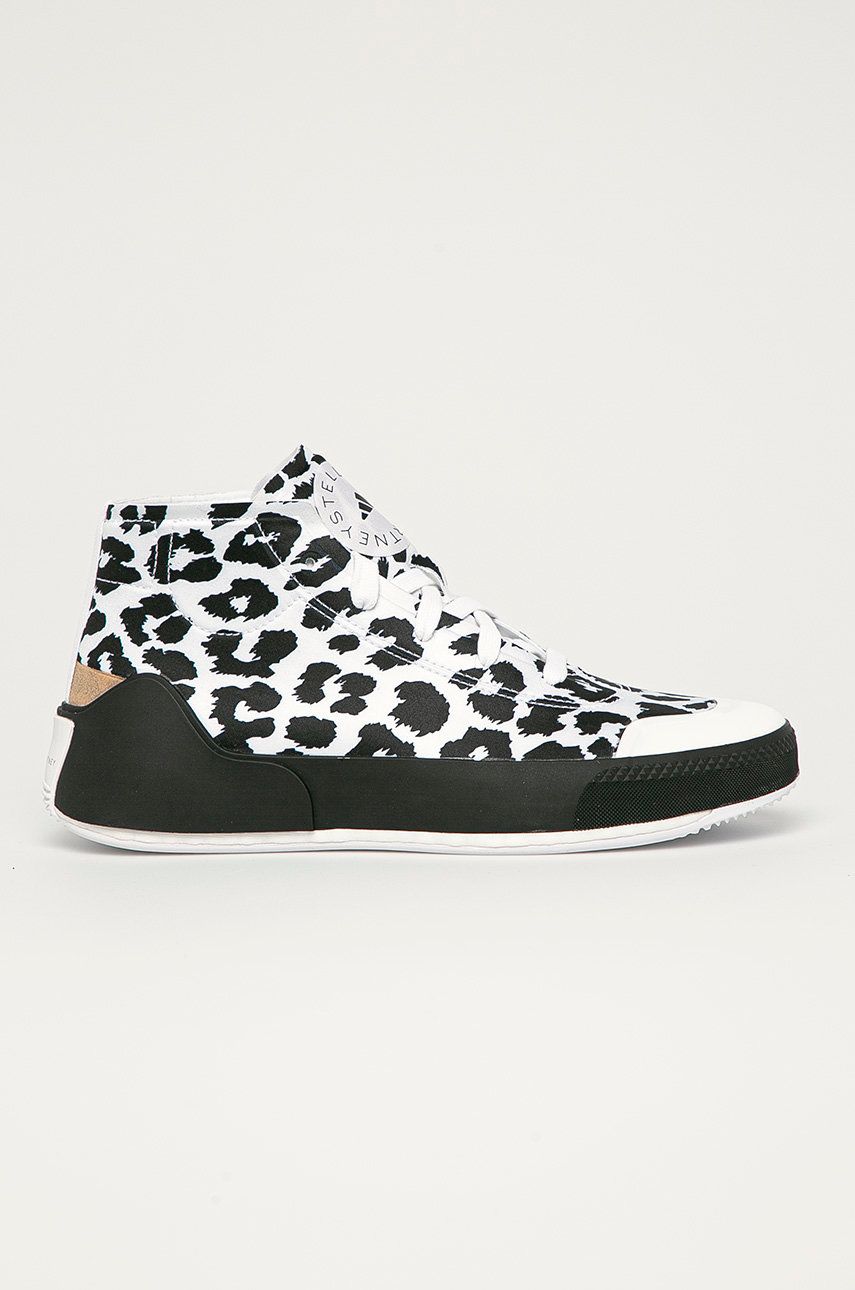 Кецове и обувки adidas Performance Stella McCartney x Treino Mid "Leopard Print - White" W Черно | FY1179, 0