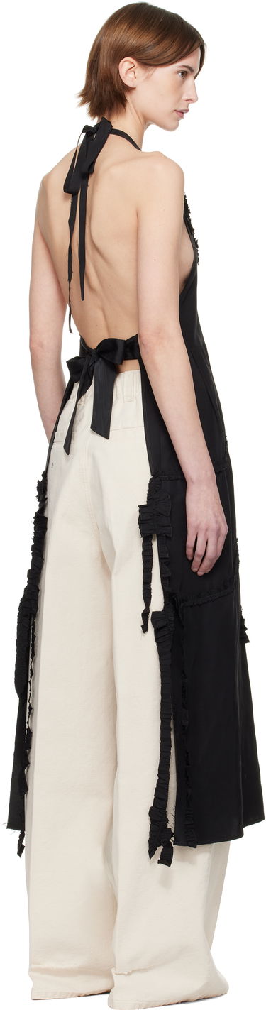 Pокля Maison Margiela Maison Margiela Apron Midi Dress Черно | S51TH0091 M35381, 2