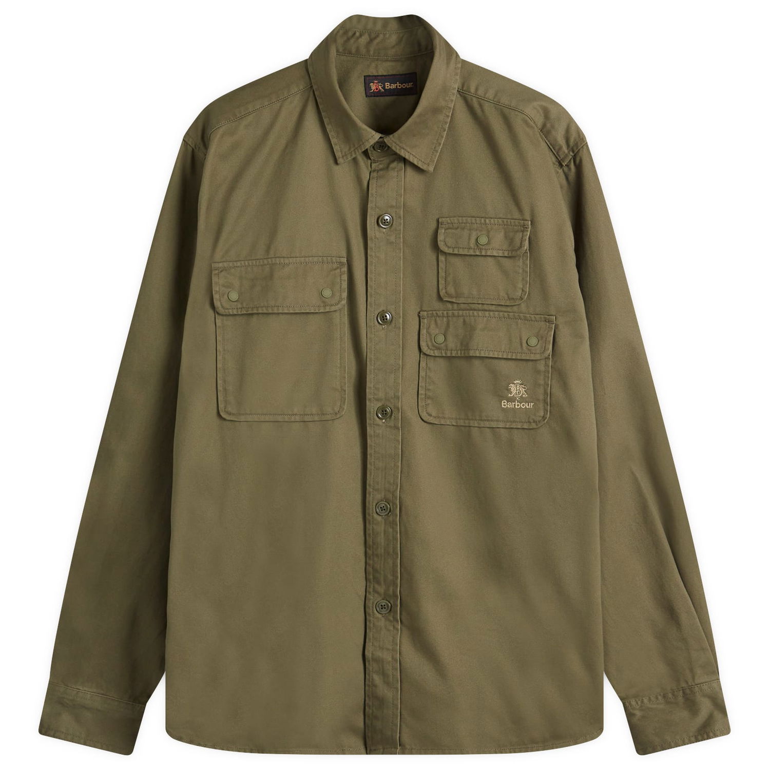 Риза Barbour Twill Overshirt Зелено | MSH5539GN84, 0