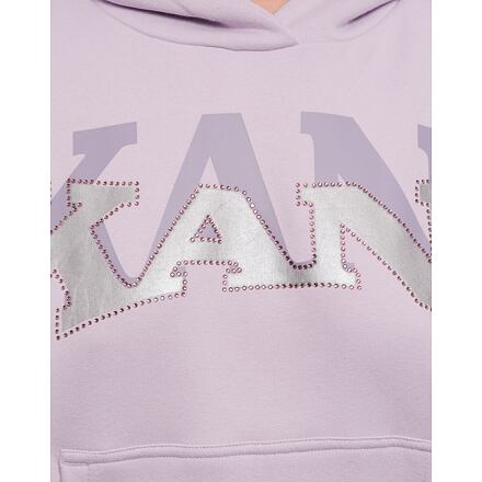 Суитчър Karl Kani Woven Signature Glitter OS Hoodie Лилаво | KK61210049, 1