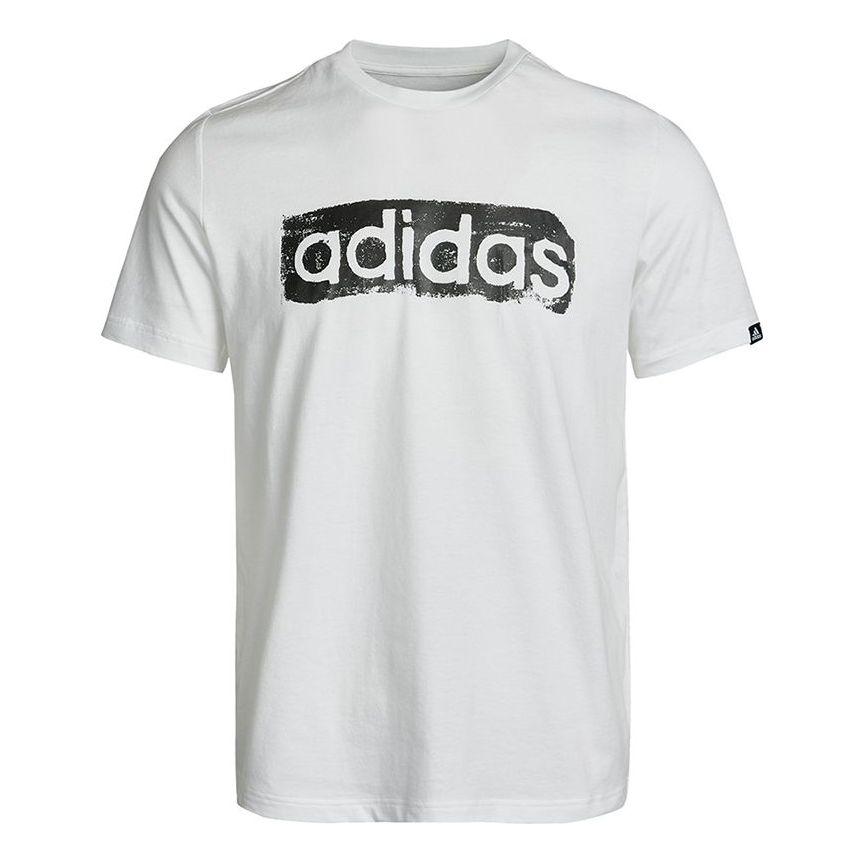 Тениска adidas Originals Brushstroke Graphic Tee Бяло | GL2862, 0